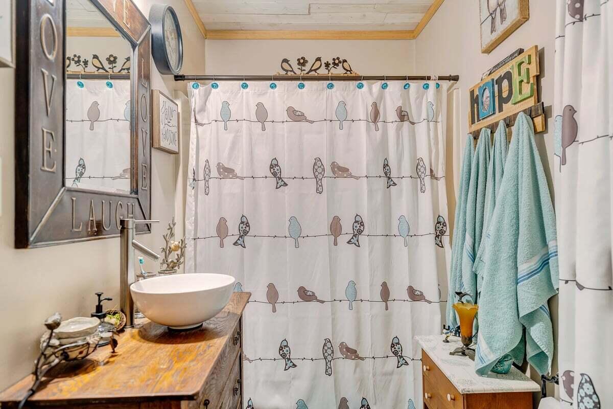 446 Macks Mountain Road Northwest Indian Valley, VA 24105 - Photo 44 of 59 a bathroom with a sink toilet and shower