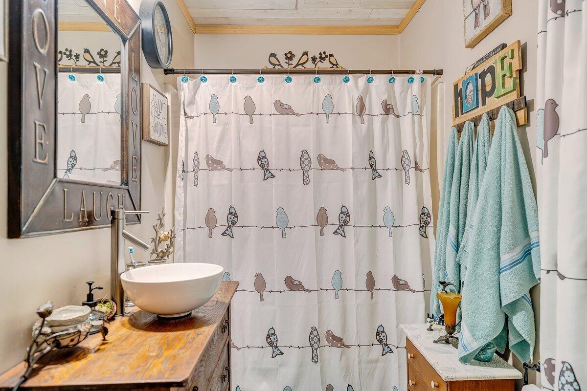 446 Macks Mountain Road Northwest Indian Valley, VA 24105 - Photo 45 of 59 a bathroom with a sink toilet and shower