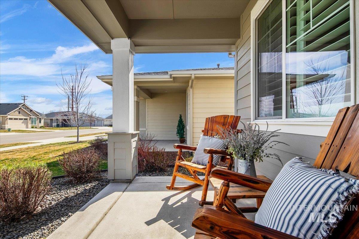 2085 North Concha Court Middleton, ID 83644 - Photo 5 of 37 Covered porch featuring a residential view