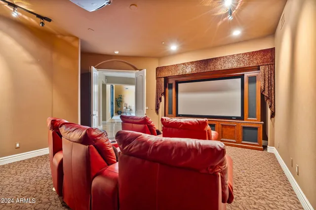a view of a lake and boats in a lake
