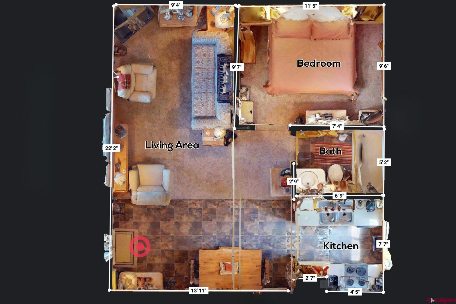 18 Crystal Road, Unit 2C Crested Butte, CO 81225 - Photo 22 of 23 an aerial view of residential houses with outdoor space