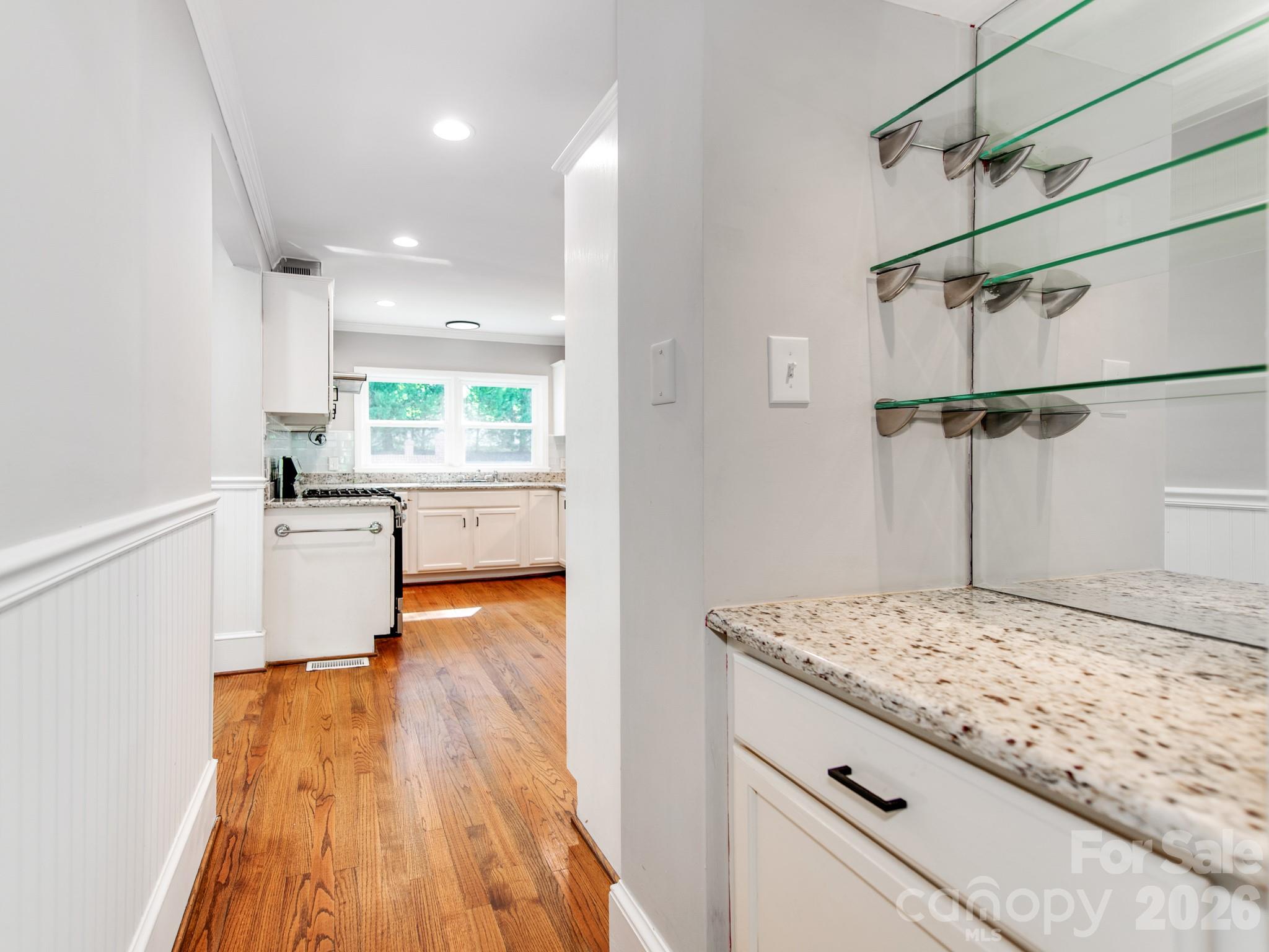 120 Sunset Drive Chester, SC 29706 - Photo 15 of 34 a view of a kitchen cabinets a sink and wooden floor