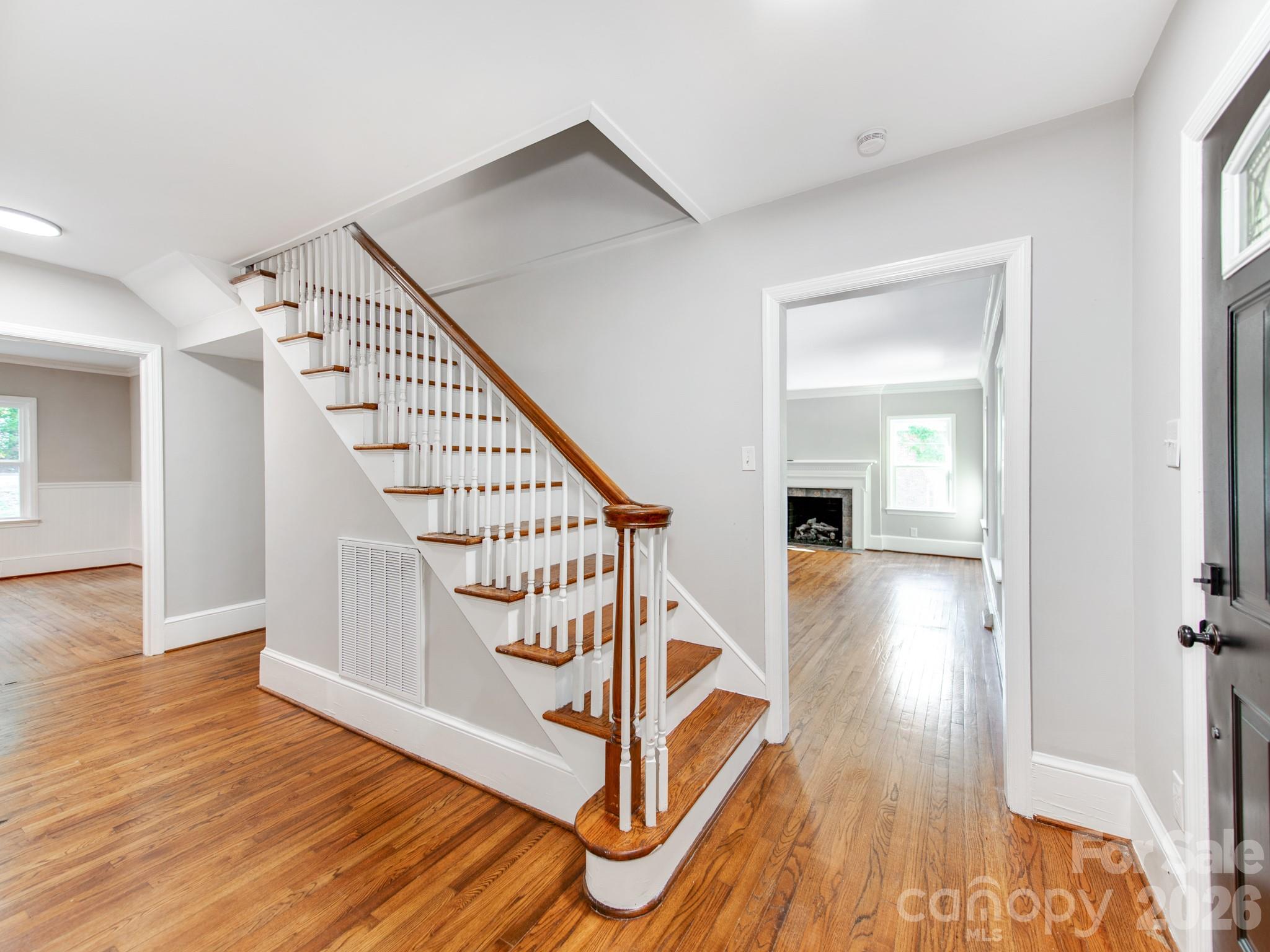 120 Sunset Drive Chester, SC 29706 - Photo 4 of 34 a view of entryway and hall with wooden floor