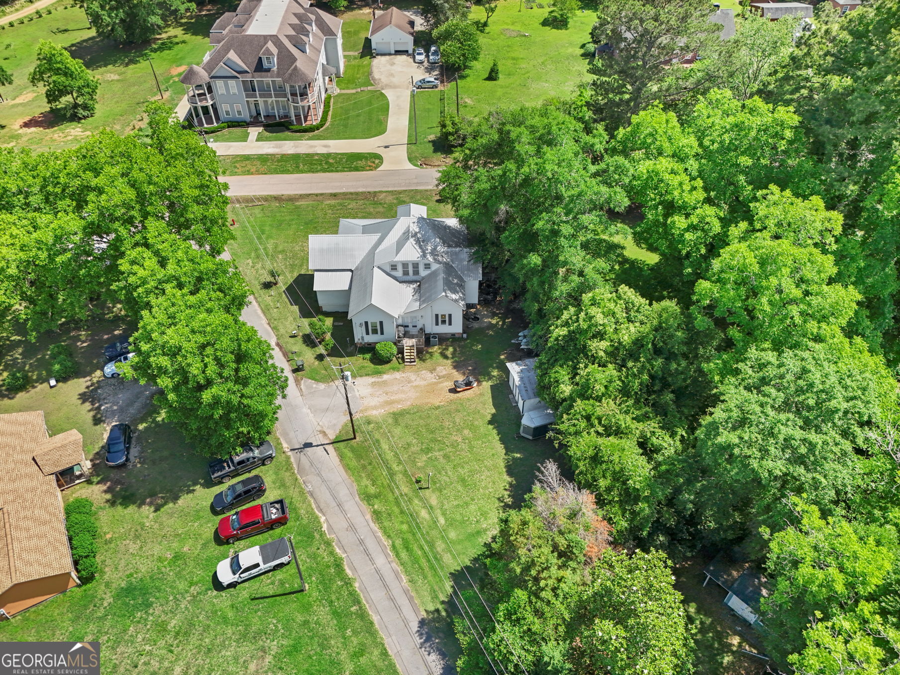 1205 Terrell Street Greenville, GA 30222 - Photo 41 of 50 an aerial view of residential house with outdoor space