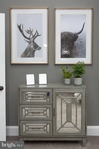 a view of painting and painting on a wall