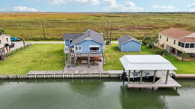 a view of a city and an ocean view