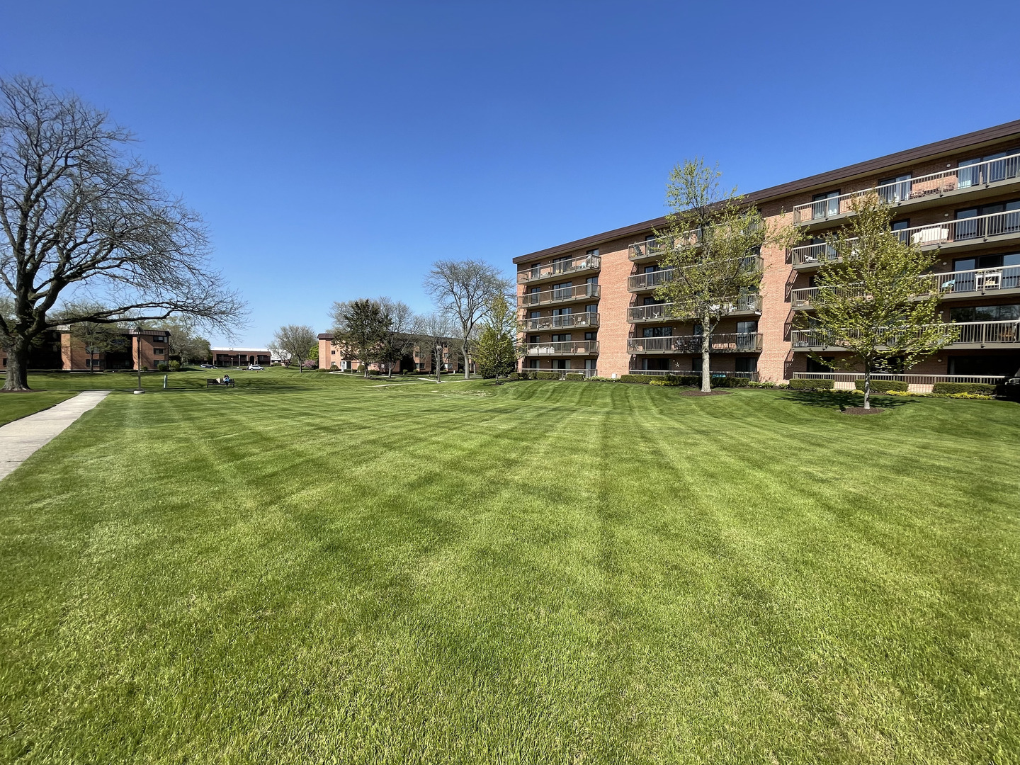 6443 Clarendon Hills Road, Unit 107 Willowbrook, IL 60527 - Photo 17 of 19 a view of a building with a big yard