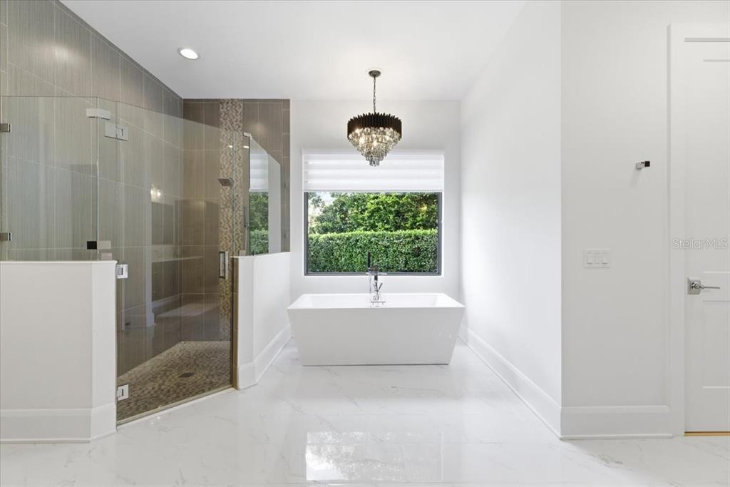 2829 Coastal Range Way Lutz, FL 33559 - Photo 36 of 64 a bathroom with a bathtub shower and a sink
