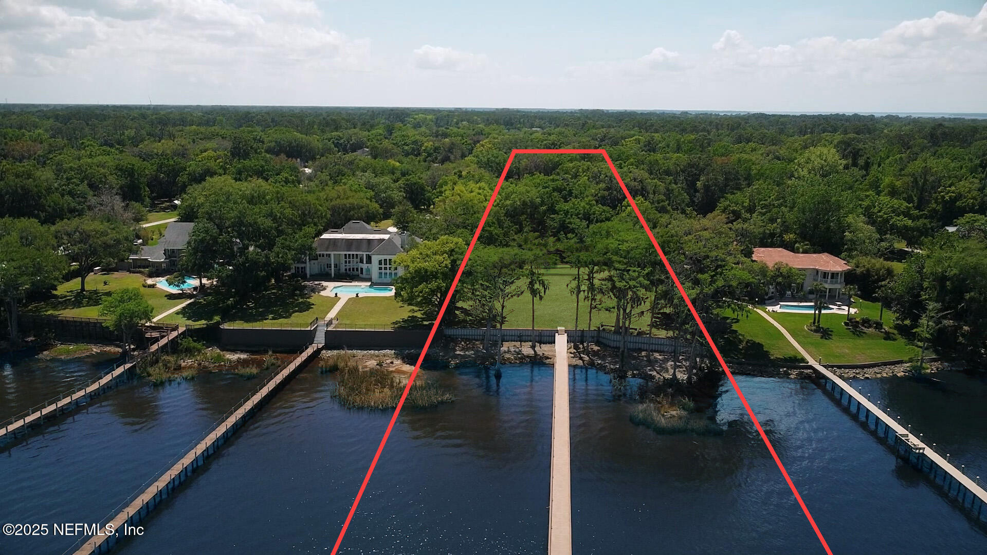 12638 Mandarin Road Jacksonville, FL 32223 - Photo 4 of 33 Drone Property Outline - 02