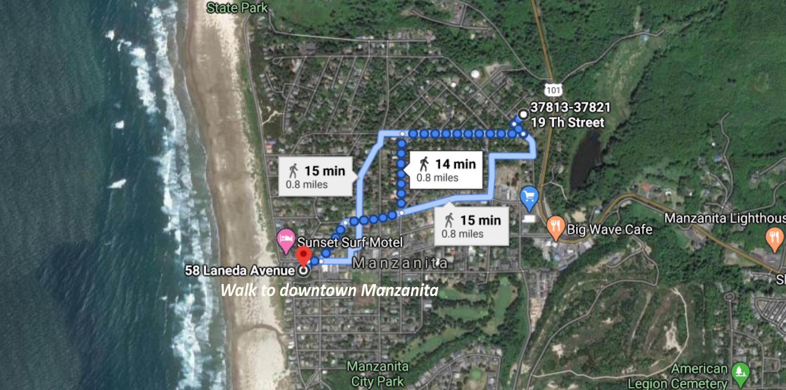 19th Street Manzanita, OR 97130 - Photo 11 of 14 Lots 6 and 7 walk to manzanita