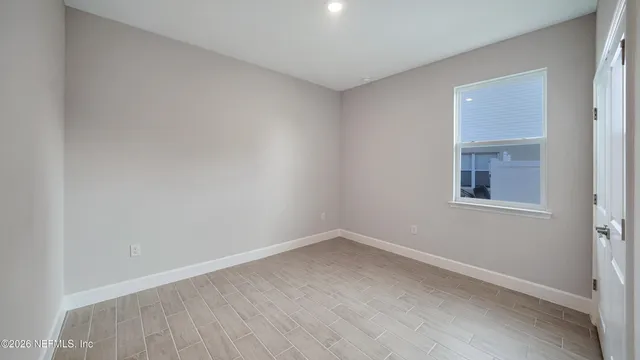 wooden floor in an empty room
