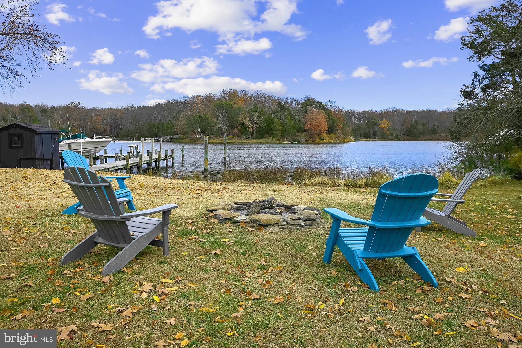 3333 Harness Creek Road Annapolis, MD 21403 - Photo 63 of 75 Firepit by the water's edge