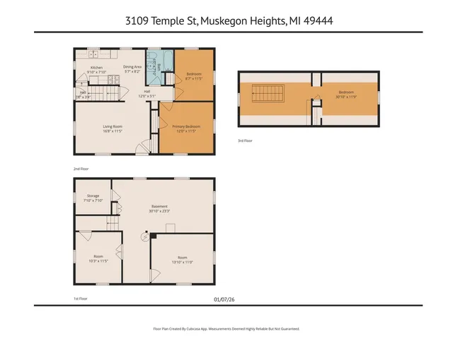 $124,900 | 3109 Temple Street, Muskegon, MI 49444