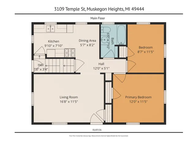 $124,900 | 3109 Temple Street, Muskegon, MI 49444