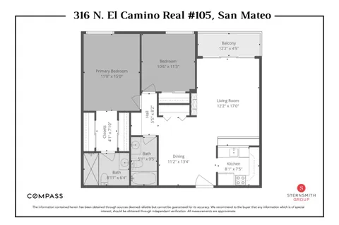 $750,000 | 316 North El Camino Real, Unit 105, San Mateo, CA 94401
