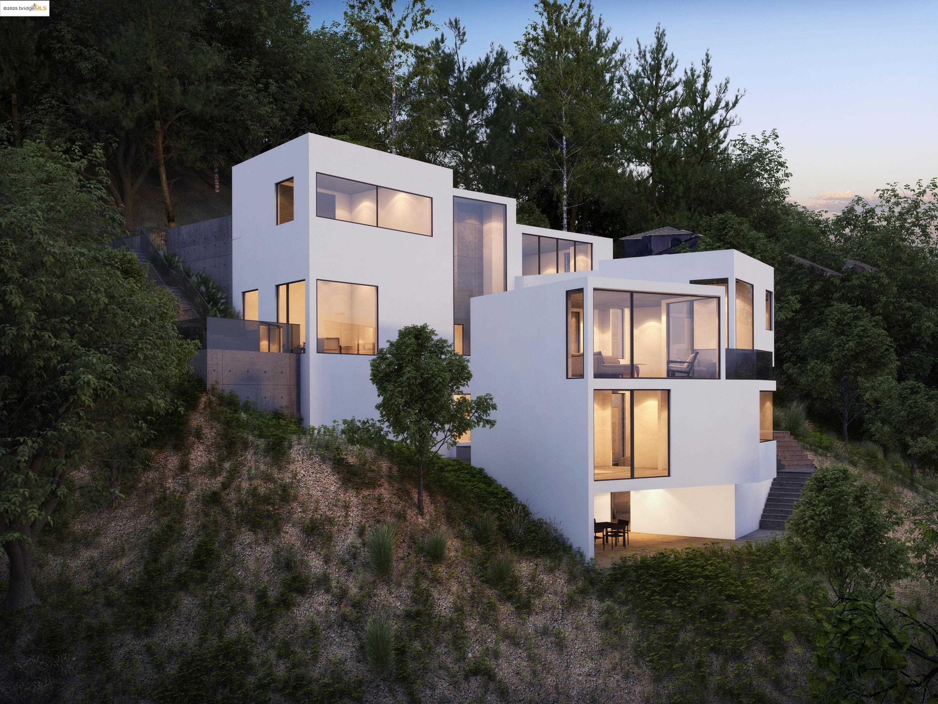 142 Gravatt Drive Berkeley, CA 94705 - Photo 13 of 14 a aerial view of a house with a yard and large trees