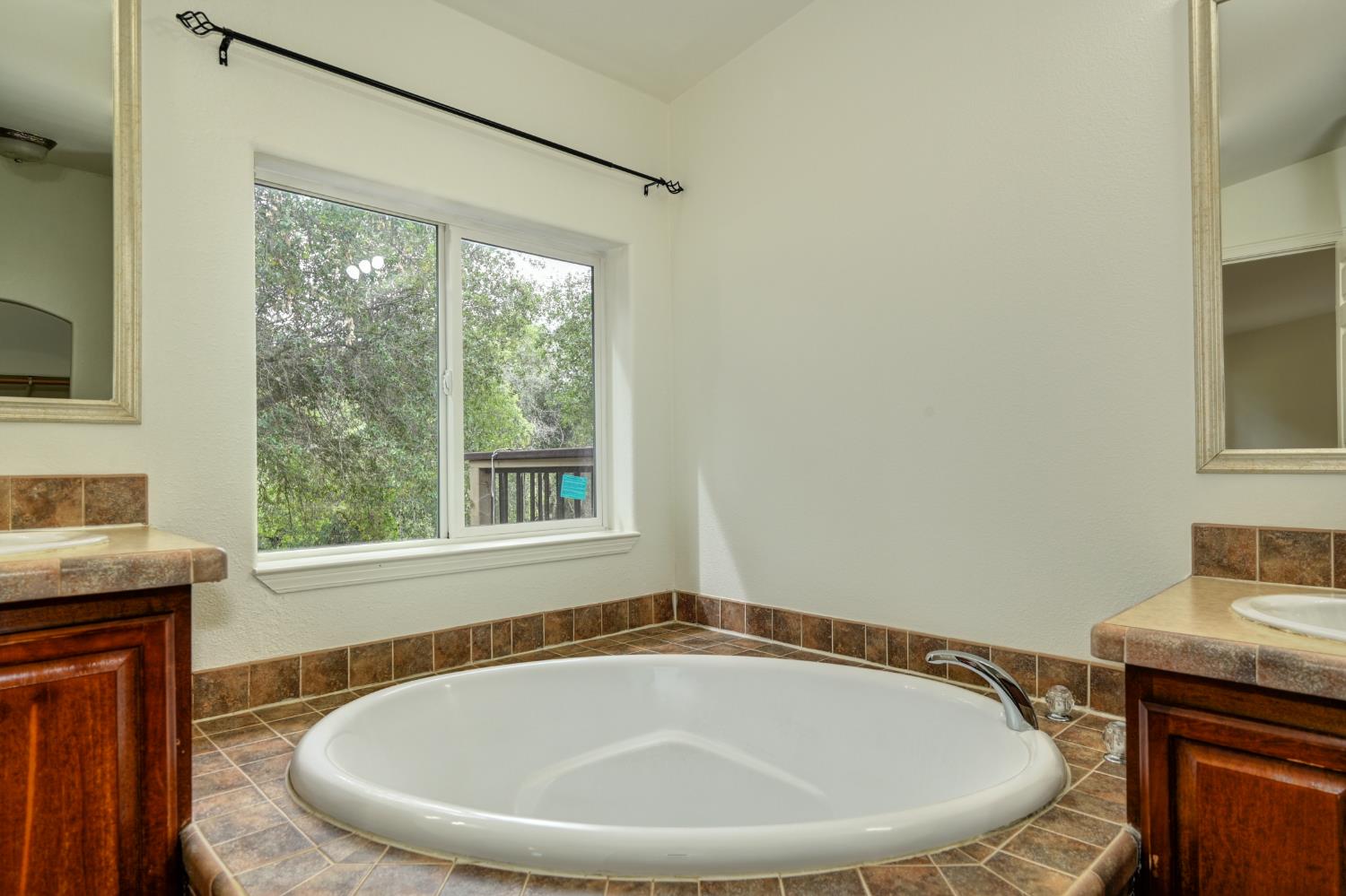 3680 Greenwood Road Garden Valley, CA 95633 - Photo 13 of 32 a bathroom with a tub and a sink