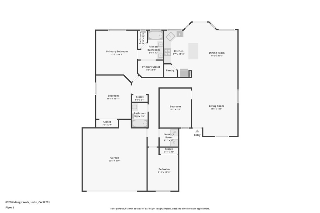 83290 Mango Walk Indio, CA 92201 - Photo 31 of 31 a picture of floor plan