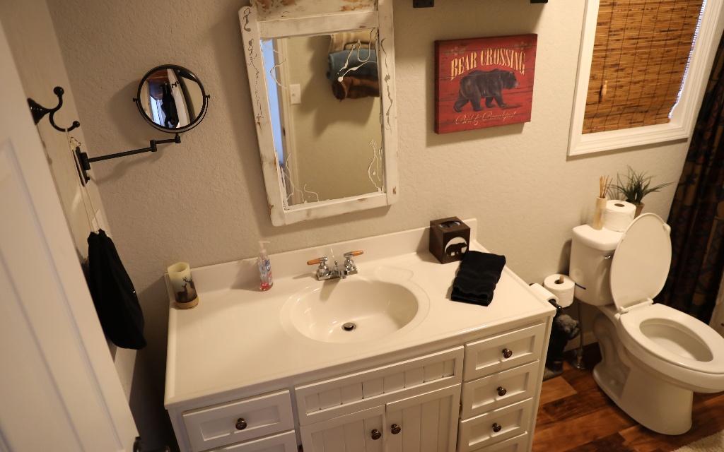 96 Indigo Ridge Murphy, NC 28906 - Photo 17 of 26 a bathroom with a toilet sink and mirror