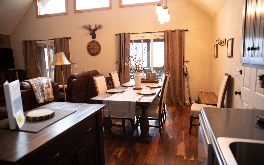 96 Indigo Ridge Murphy, NC 28906 - Photo 18 of 26 a view of a dining room with furniture and wooden floor