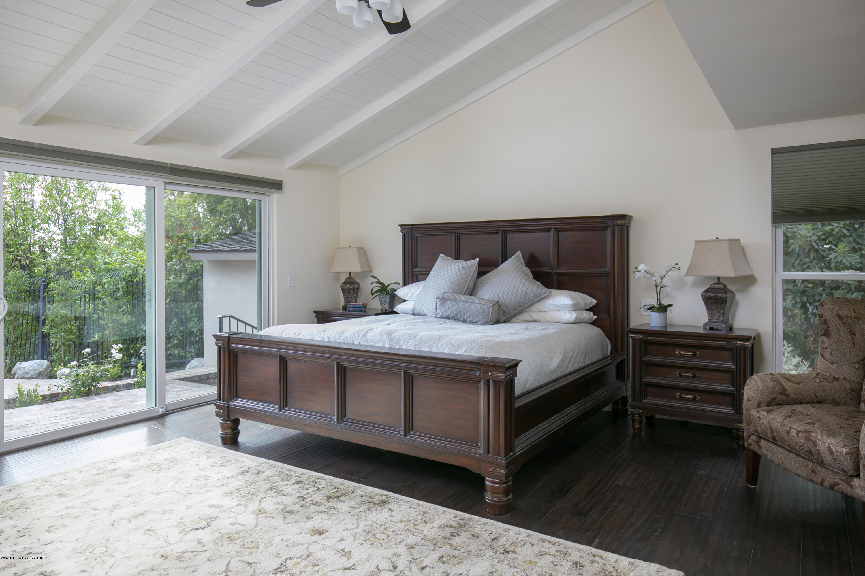 2031 Windover Road Pasadena, CA 91107 - Photo 13 of 56 a bedroom with a bed and large window