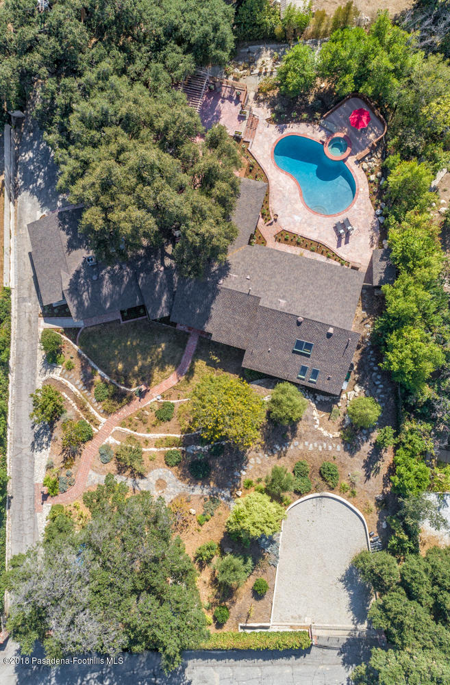 2031 Windover Road Pasadena, CA 91107 - Photo 51 of 56 an aerial view of residential houses with outdoor space