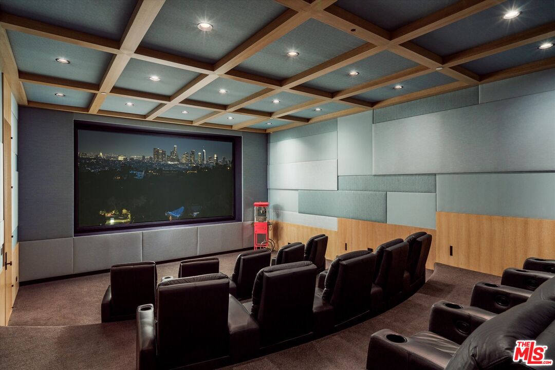 3350 Stoneridge Lane Los Angeles, CA 90077 - Photo 29 of 42 a room with furniture and a flat screen tv