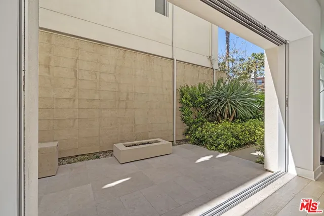 a view of a back yard from a window