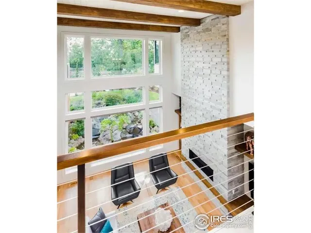 a view of a living room and dining room