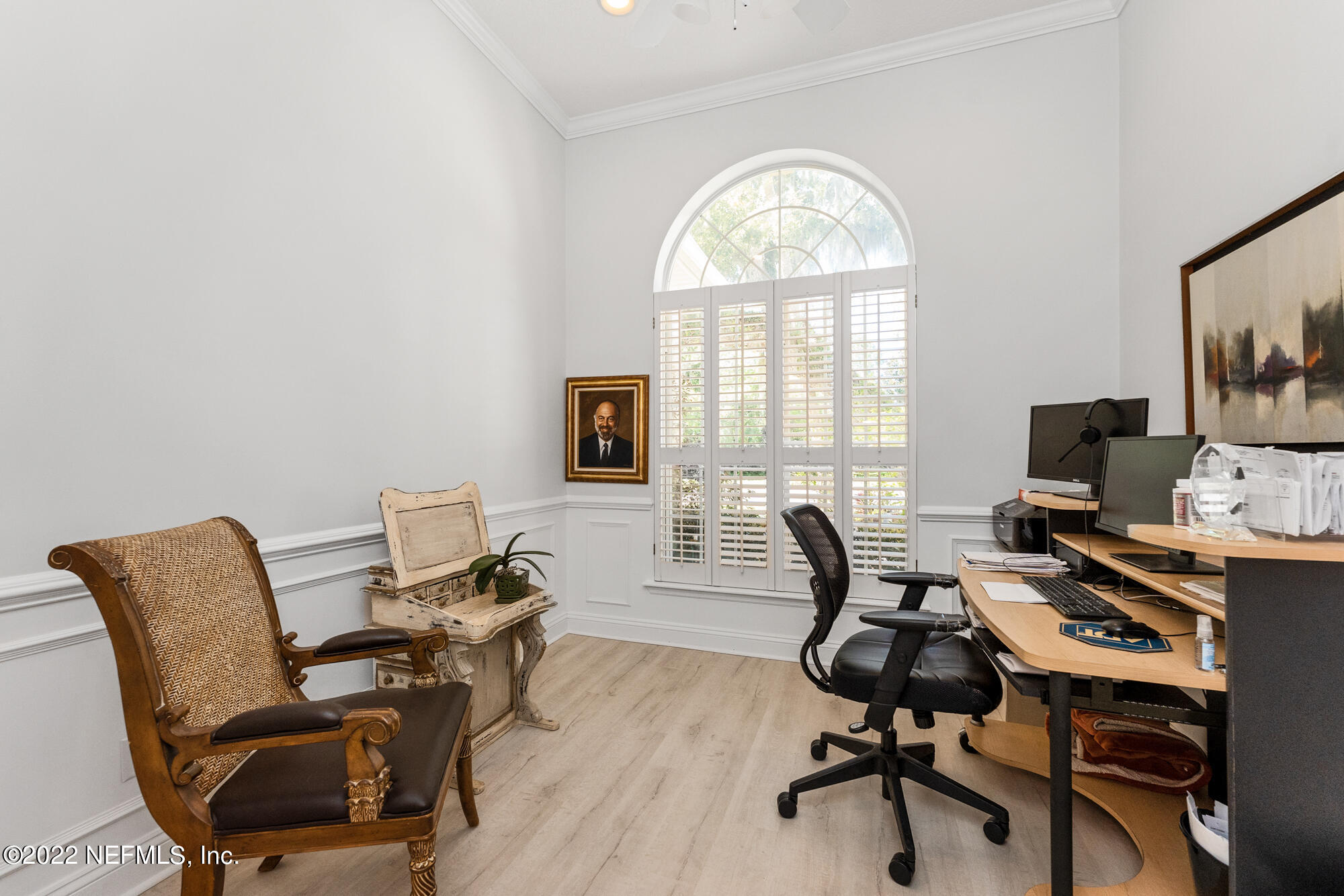 740 Mill Stream Road Ponte Vedra Beach, FL 32082 - Photo 6 of 37 a view of a workspace with furniture and a window