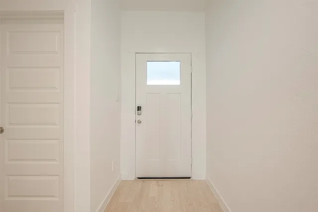 a view of wooden floor