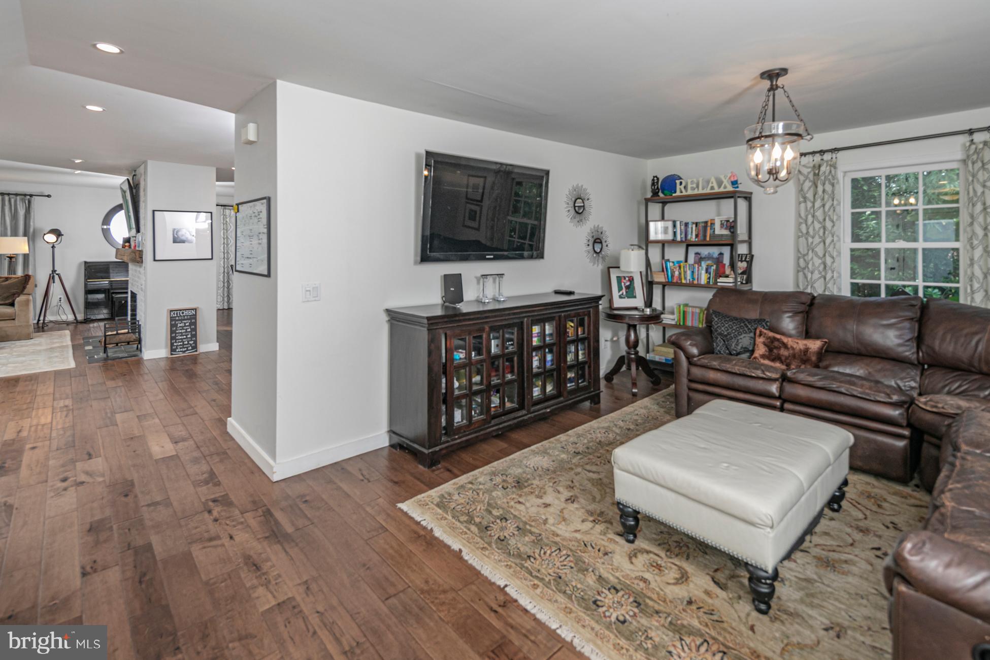 14 Riverside Drive Princeton, NJ 08540 - Photo 8 of 31 Living Room and View into Family Room