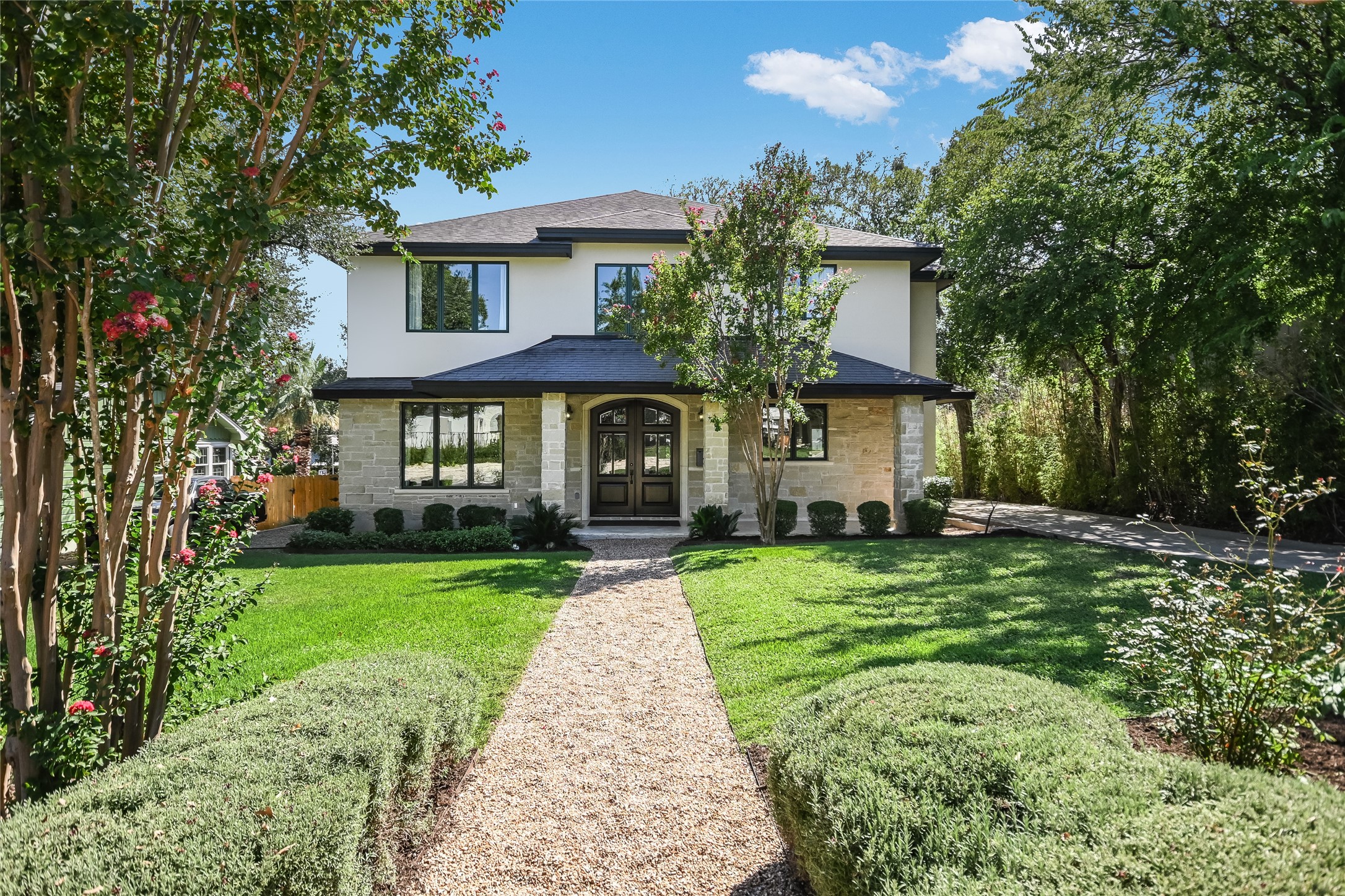 2401 Westover Road Austin, TX 78703 - Photo 1 of 1 a front view of a house with a yard