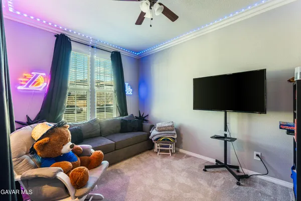 a view of swimming pool with a yard