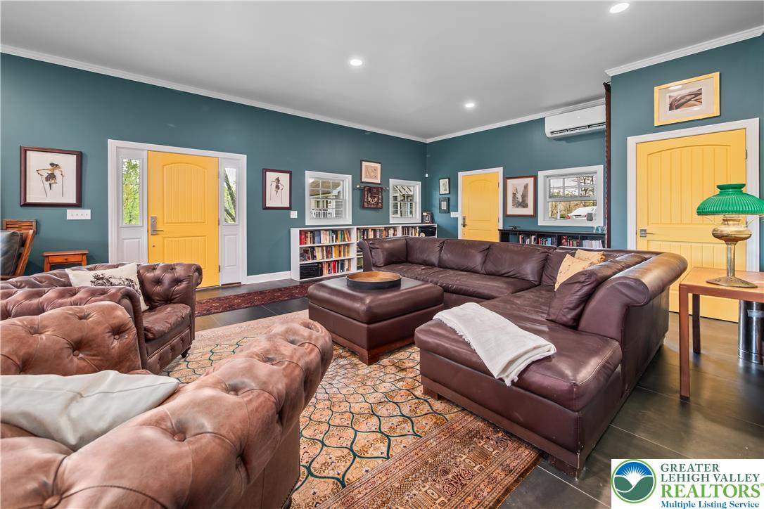 1072 5 Points Richmond Road Bangor, PA 18013 - Photo 54 of 66 a living room with furniture and a large window