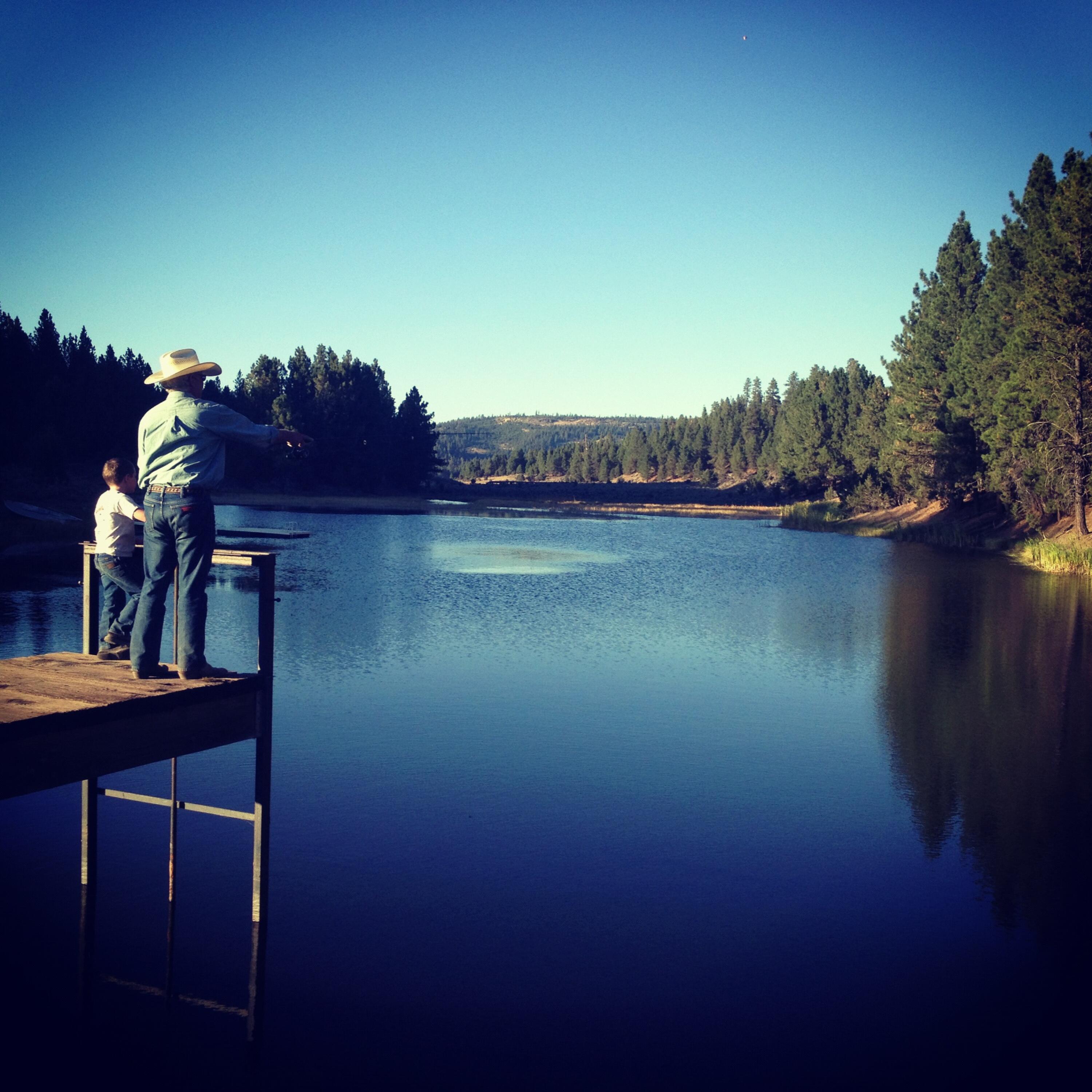 0 Fishhole Creek Road Bly, OR 97622 - Photo 33 of 38 Fishing from pier oregon aspen ridge ran