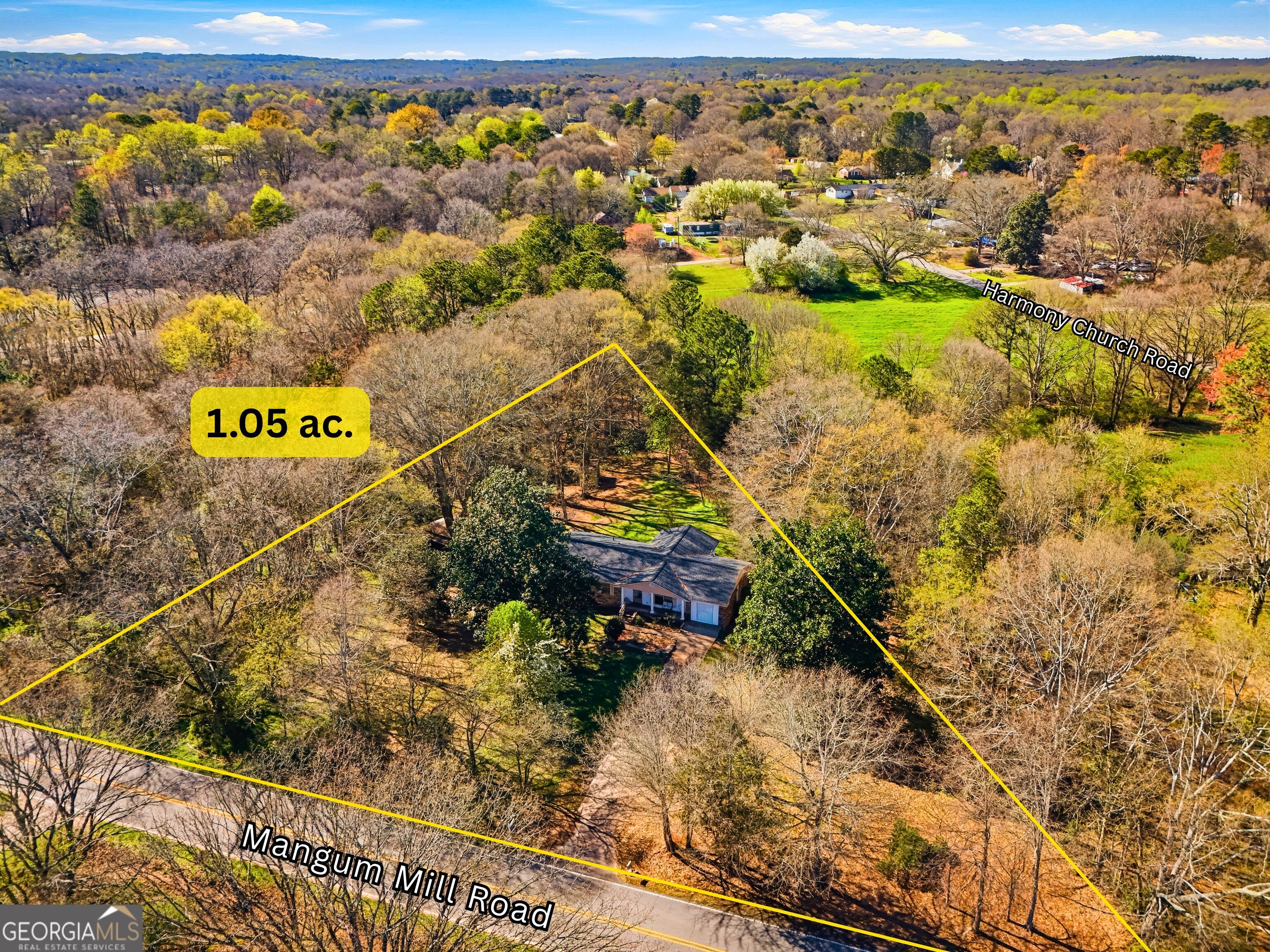 4124 Mangum Mill Road Gainesville, GA 30507 - Photo 48 of 48 a view of outdoor space with garden