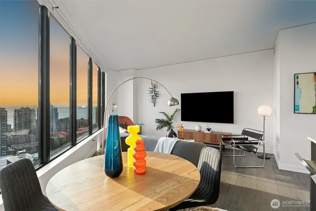 a work room with furniture