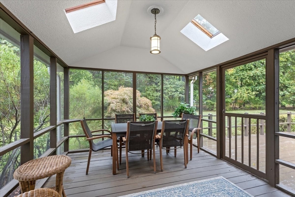 74 Granite Street Walpole, MA 02052 - Photo 19 of 40 a view of a dining room with furniture window and outside view