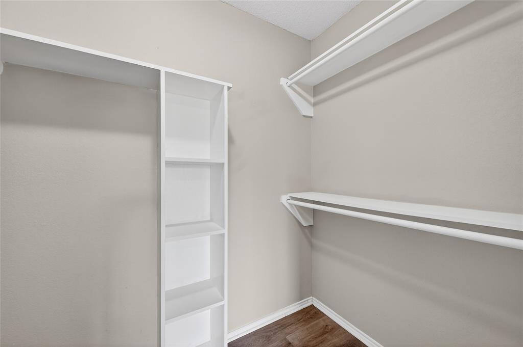 6637 Whitley Road Watauga, TX 76148 - Photo 14 of 28 Walk in closet in the primary vedroom!