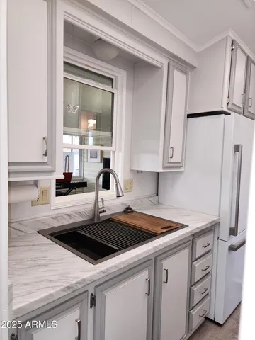 a view of a rack on the wall