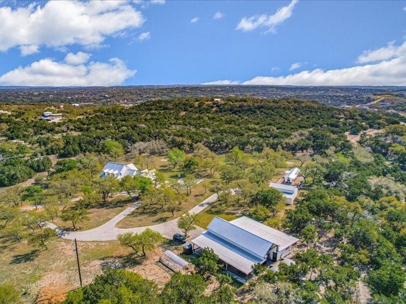 14036 Timberline Trail Austin, TX 78737 - Photo 37 of 40 Aerial view of property and surrounding area.