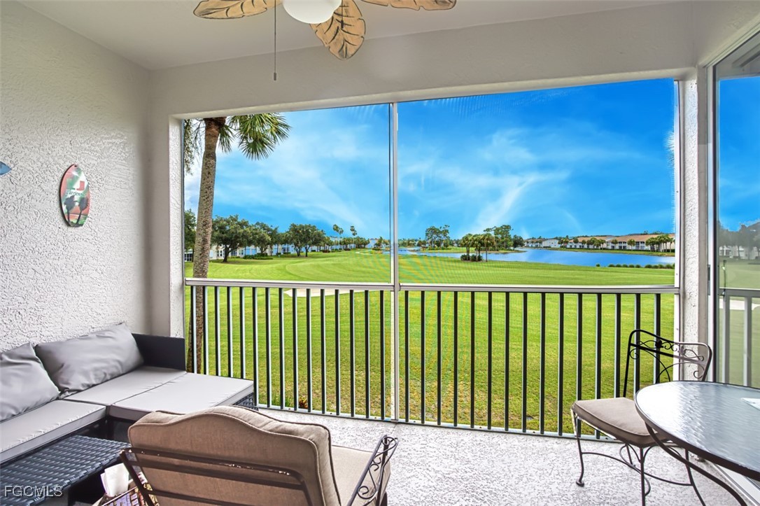 10275 Bismark Palm Way, Unit 1124 Fort Myers, FL 33966 - Photo 19 of 50 a balcony with furniture
