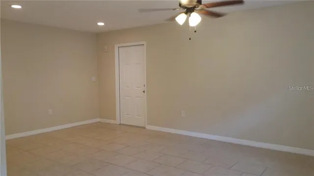 a view of an empty room