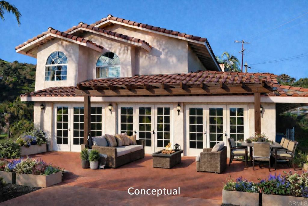 334 Rainbow Crest Road Fallbrook, CA 92028 - Photo 45 of 47 Conceptual plan to convert garage into living space