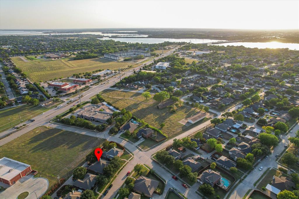 7906 Munich Drive Rowlett, TX 75088 - Photo 29 of 31 an aerial view of residential houses with outdoor space