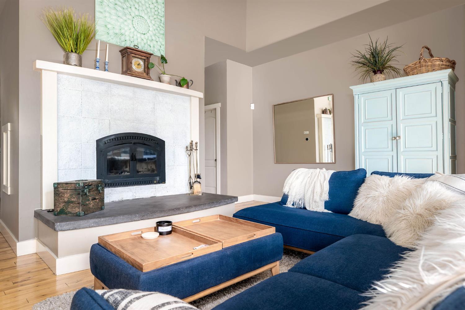 13579 Haas Court Rough and Ready, CA 95975 - Photo 15 of 79 a living room with furniture and a fireplace