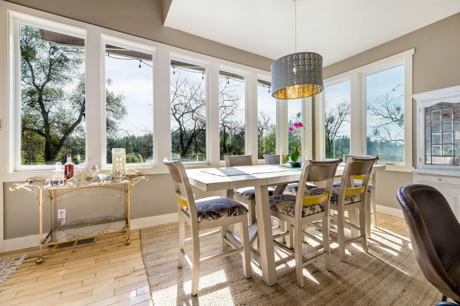 13579 Haas Court Rough and Ready, CA 95975 - Photo 26 of 79 a view of a dining room with furniture window and outside view