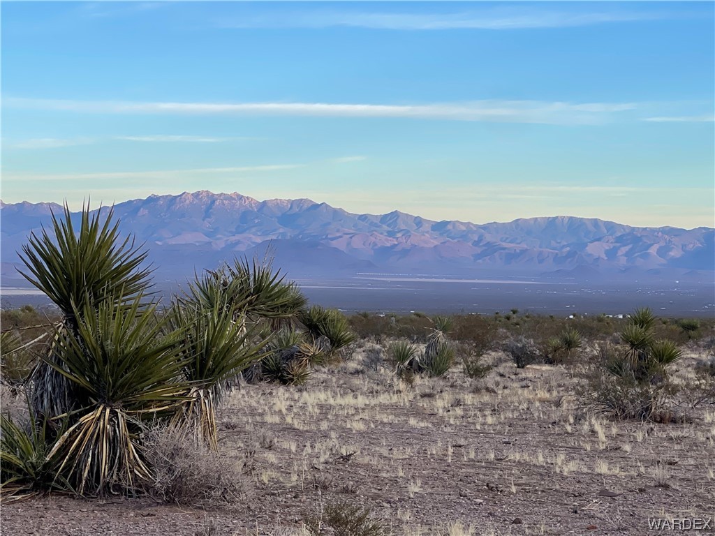 a view of outdoor space and mountain view
