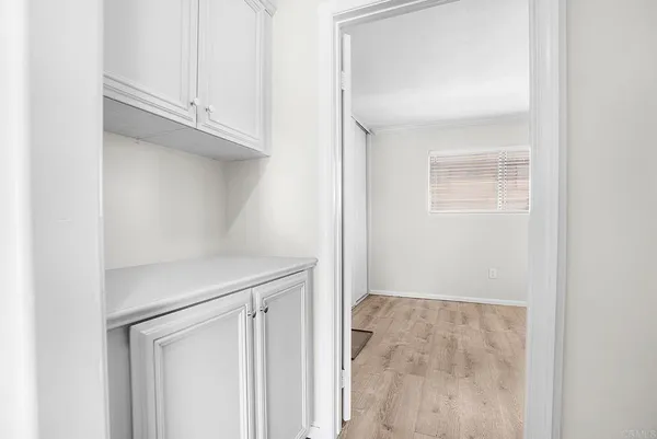 a view of cabinets